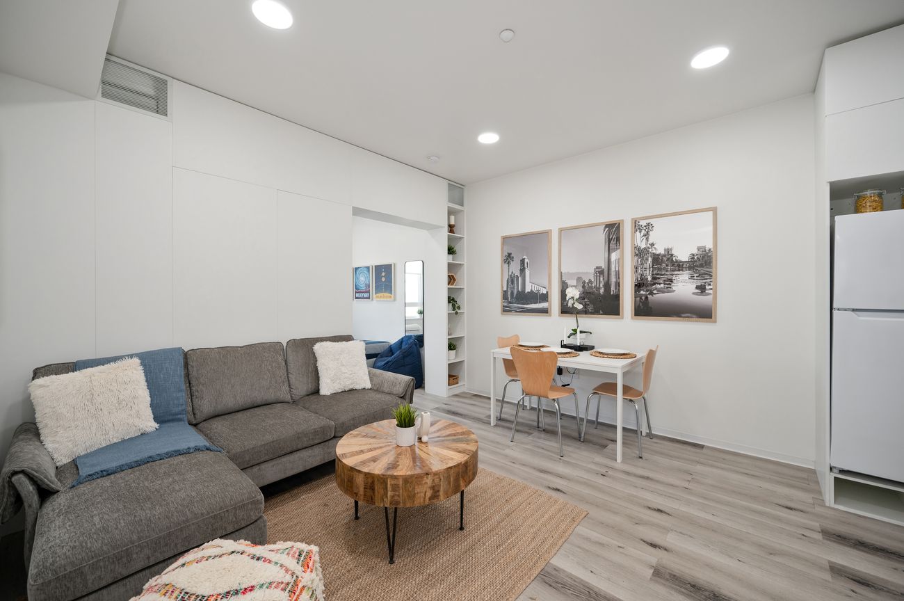 Bright, modern interior at 2911 Adams